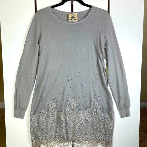 Fleur de Lis Collection Dresses & Skirts - Fleur de Lis Sweater Dress - Large